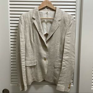 MUJI WOMEN FRENCH LINEN JACKET